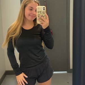 Lululemon Black long sleeve size 8